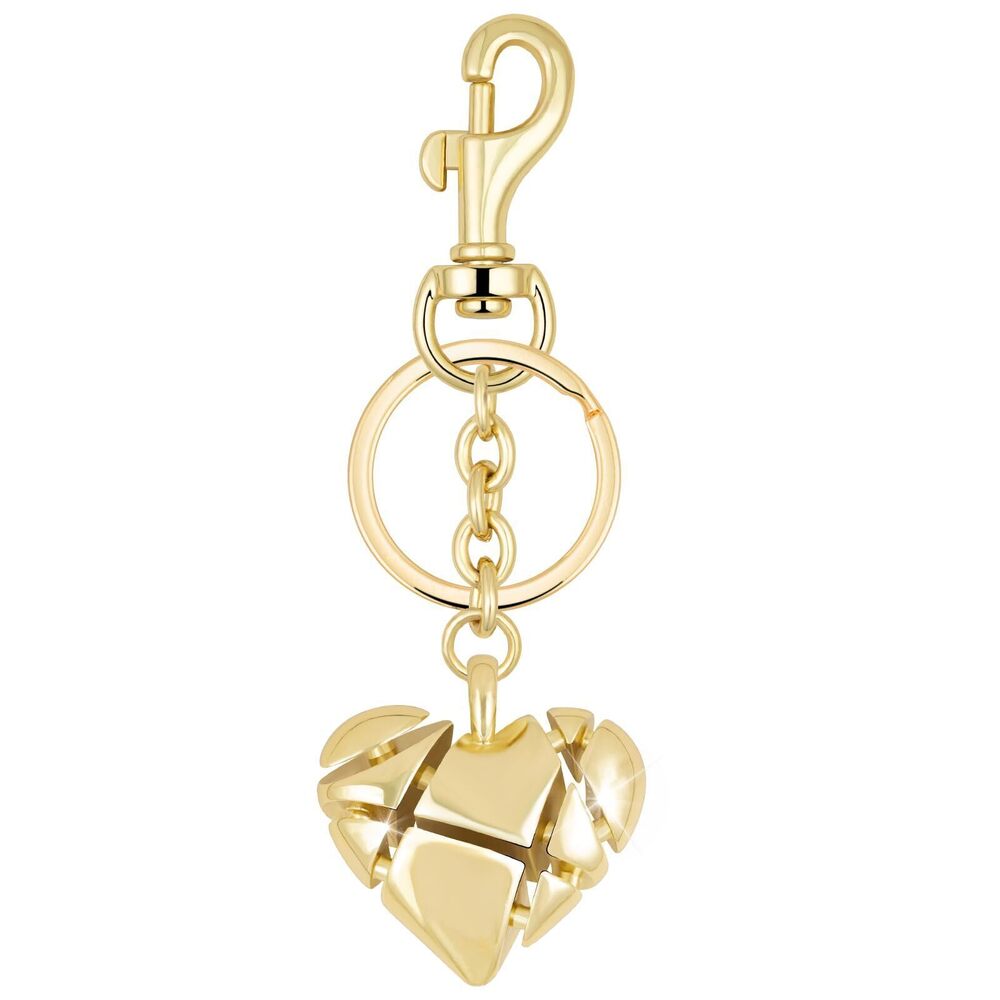 7910 DoDoBeads Reforged Heart Bag Charms – 18K Real Gold Plated Solid Brass